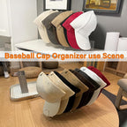 Hat Stand Organizer for Baseball Caps, Acrylic Hat Holder & Rack, 5PCS Clear Stand for 40 Caps, Ideal for Bedroom, Closet, Dresser, Office and Entrance (5)