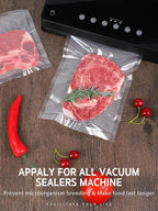 Syntus Vacuum Sealer Bags for Food, 6 Rolls 8" x 20' Commercial Grade Bag Rolls, BPA Free Food Vac Bags for Storage, Meal Prep or Sous Vide