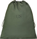 US Military Barracks Cotton Canvas Laundry Bag, Olive Green