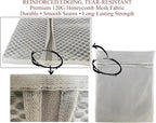 Mesh Laundry Bags for Delicates – 3 Pack (12”×16”) with Color-Coded Zippers, Protects Clothes from Damage, Breathable Honeycomb Mesh, Washer & Dryer Safe bags - Ideal for Bras, Lingerie & Socks