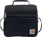 Carhartt Camping Cooler,Worksite Lunchbox,Soft Shell Lunch Bag for Construction Sites,Work and Everyday Use,Black,(Pack of 8)