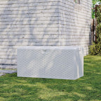 Garvee 73 Gallon Waterproof Large Resin Deck Box Indoor Outdoor, Lockable Storage Container for Patio Furniture Tools, Waterproof Deck Box Patio Storage Bin for Pool Garden, White